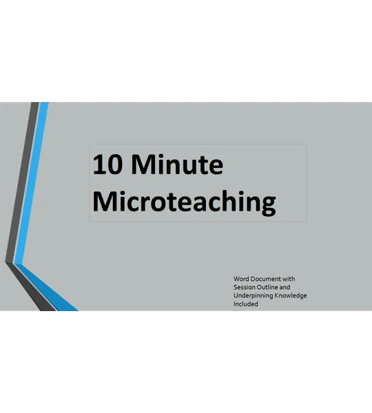 Creating a Safe Environment for Vulnerable Individuals - Microteach Session