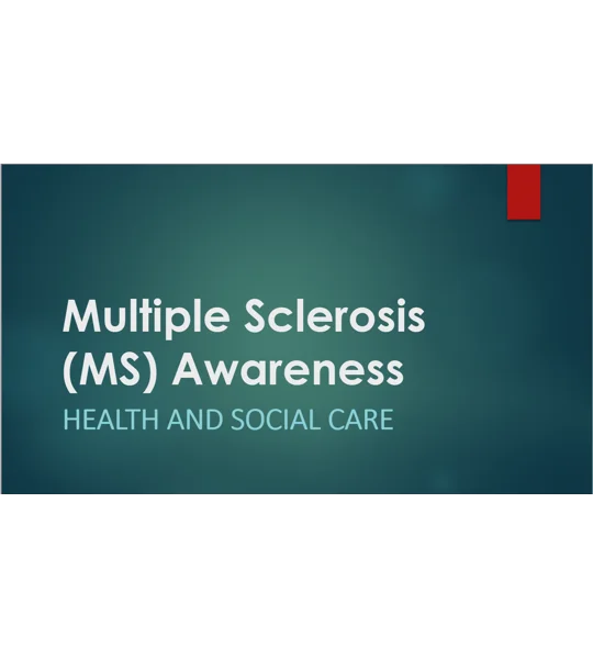 Multiple Sclerosis MS Awareness Training Resources
