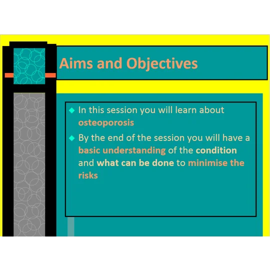 Osteoporosis Awareness Training Resources