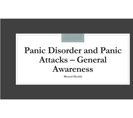 Panic Disorder and Panic Attack Awareness Training Resources