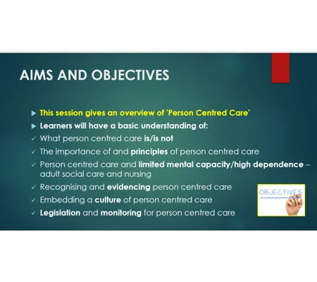 Person Centred Care Awareness Training Resources