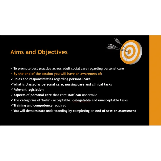 Personal Care - Roles and Responsibilities Training Resources