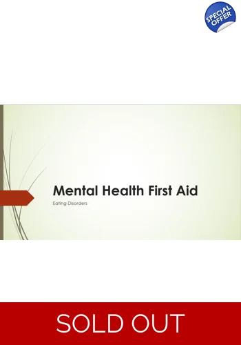 Eating Disorders (PFA) Training Resources