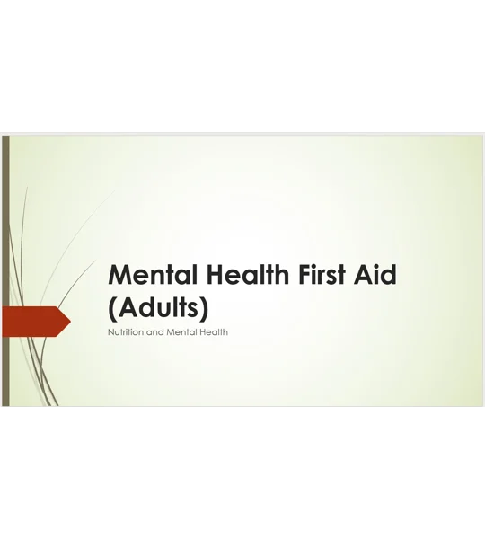 Eating Disorders (PFA) Training Resources