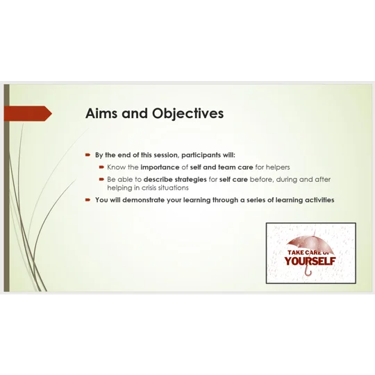 PFA Mental Health First Aid Training Resources