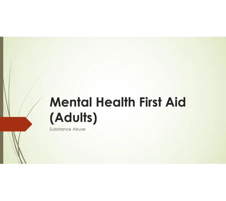Substance Abuse (PFA) Training Resources