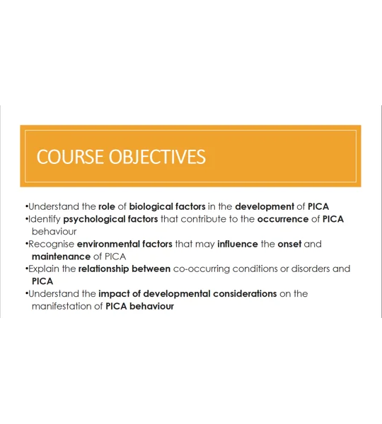 PICA - Causes and Risk Factors Training Resources