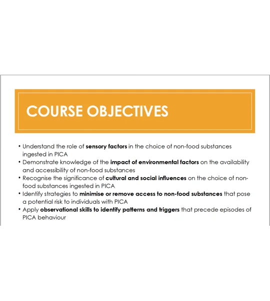 PICA - Identifying Non Food Substances Training Resources