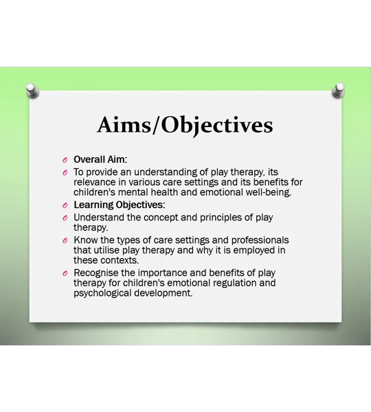 Play Therapy Overview Training Resources