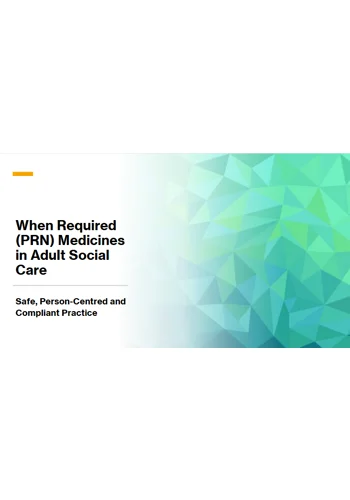 PRN Medication Training Resources