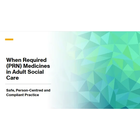 PRN Medication Training Resources