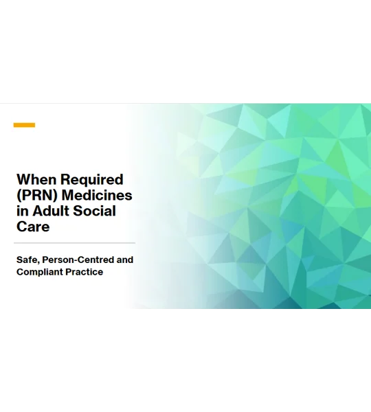 PRN Medication Training Resources