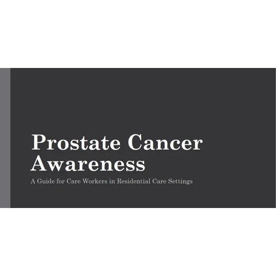 Prostate Cancer Awareness Training Resources