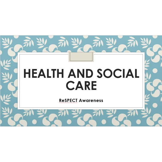 ReSPECT Awareness Training Resources