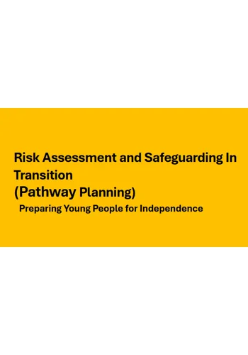 Pathway Planning - Risk Assessment and Safeguarding in Transition Training Resources