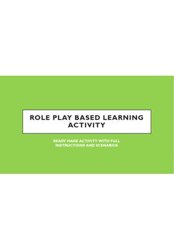 Care Settings - Incident Reporting Role Play Scenarios Learning Activity