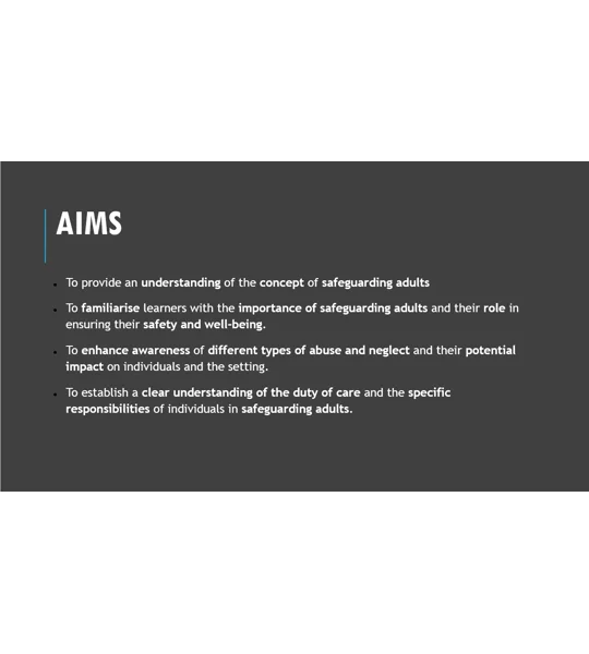 Introduction to Safeguarding Adults Training Resources