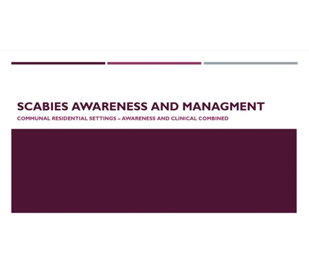 Scabies Awareness and Management Training Resources