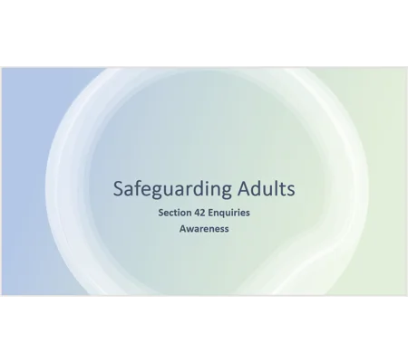 S42 Enquiries Awareness Training Resources