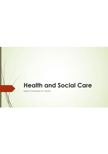 Sepsis & NEWS2 Awareness Training Resources