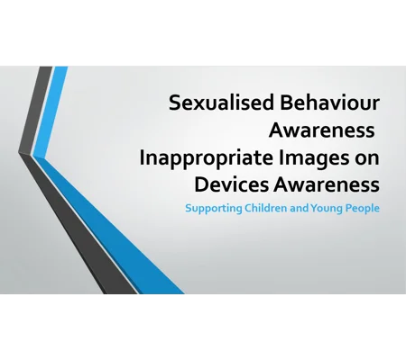 Sexualised Behaviour and Inappropriate Images Training Resources