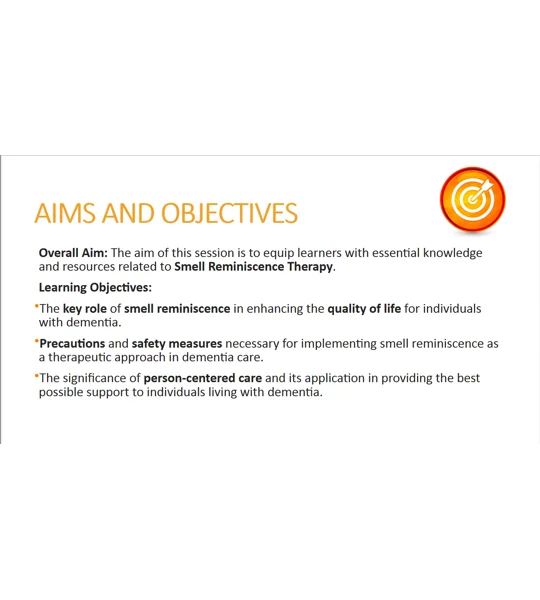 Reminiscing with Smell Training Resources