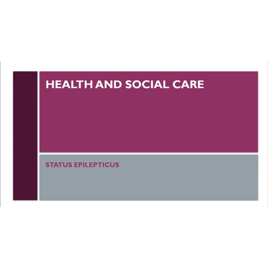 Status Epilepticus Training Resources