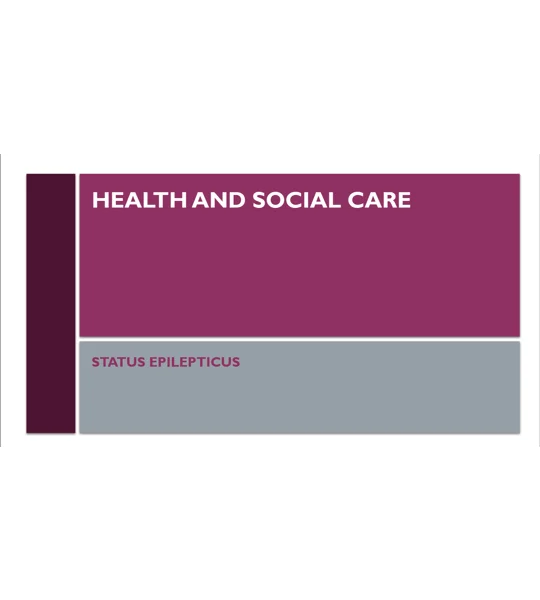 Status Epilepticus Training Resources