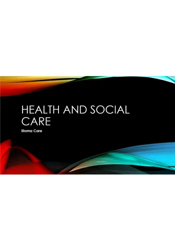 Stoma Care Training Resources