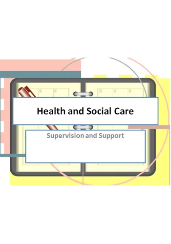 Supervision and Support Training Resources