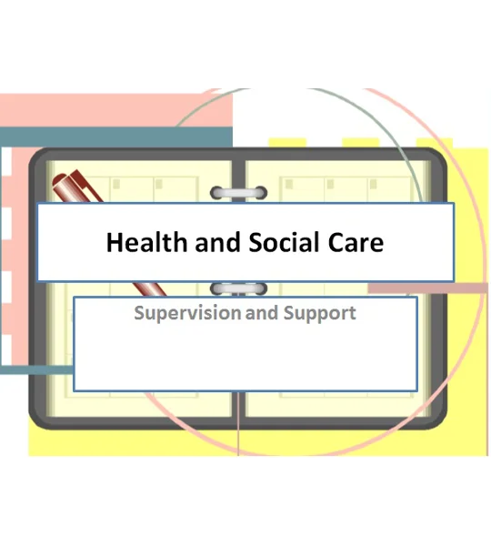 Supervision and Support Training Resources