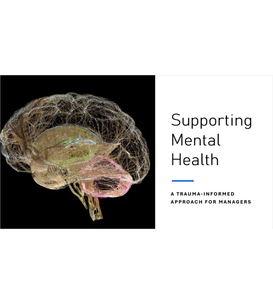 Mental Health - A Trauma Informed Approach for Managers Training Resources