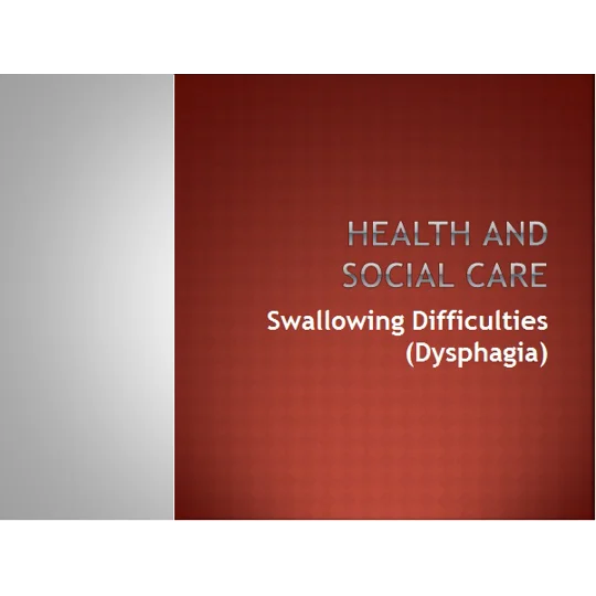 Dysphagia Awareness Training Resources