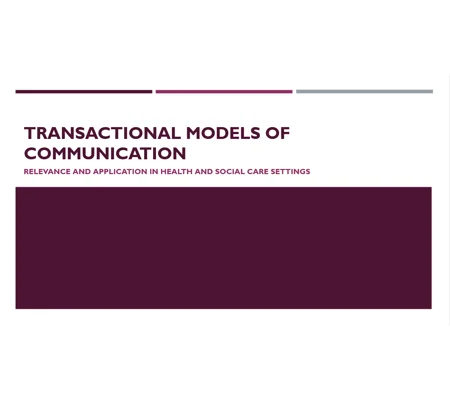 Transactional Models of Communication Training Resources