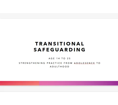 Transitional Safeguarding Awareness Age 14 - 25 Training Resources