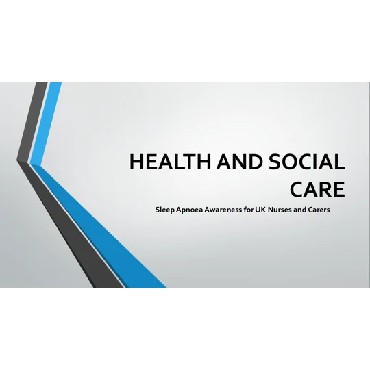 Sleep Apnoea - Understanding Sleep Apnoea Training Resources