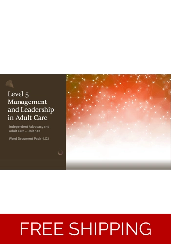Advocacy - Independent Advocacy and Adult Care - Unit 513 LO2