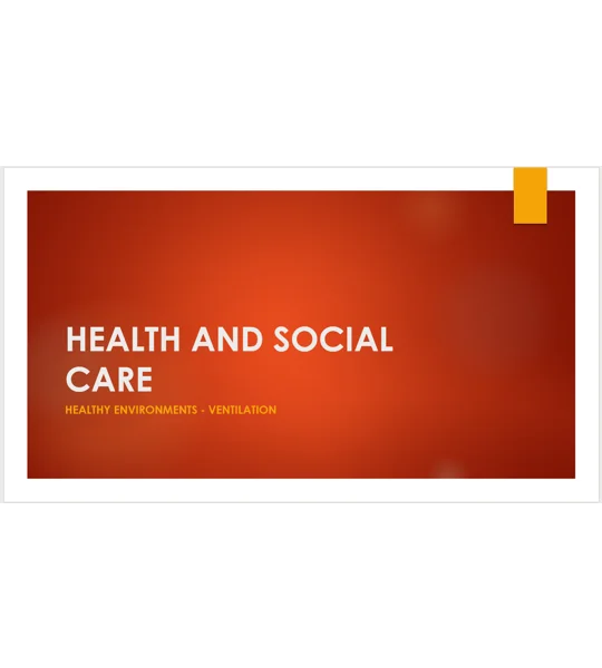 Ventilation Awareness Health and Safety Training Resources