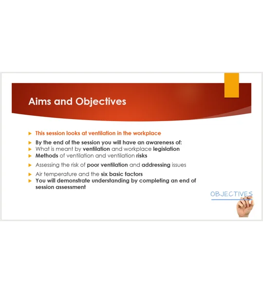Ventilation Awareness Health and Safety Training Resources