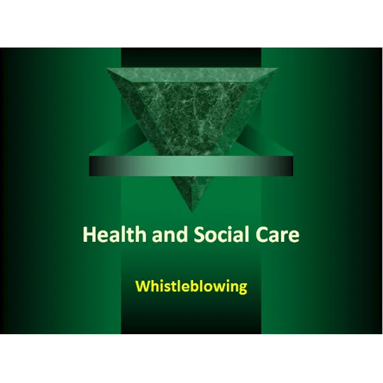 Whistleblowing Awareness Training Resources