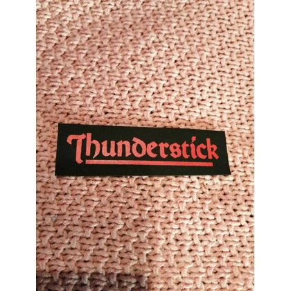 Thunderstick screen printed Patches