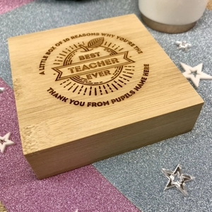 Personalised 10 Reasons Why You're The Best Teacher Ever Gift