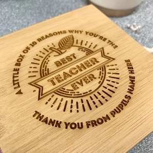 Personalised 10 Reasons Why You're The Best Teacher Ever Gift