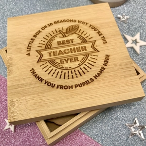 Personalised 10 Reasons Why You're The Best Teacher Ever Gift