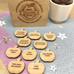 Personalised 10 Reasons Why You're The Best Teacher Ever Gift