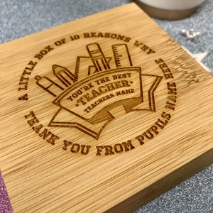 Personalised 10 Reasons Why You're The Best Teacher Ever Gift