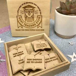 Personalised 10 Reasons Why You're The Best Teacher Ever Gift