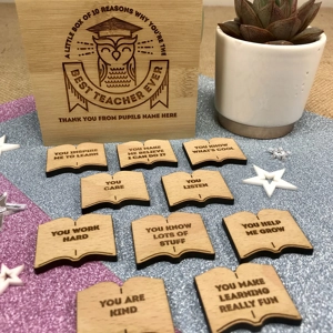 Personalised 10 Reasons Why You're The Best Teacher Ever Gift