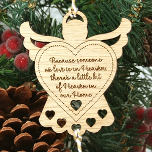 Memorial Angel Christmas Tree Decoration