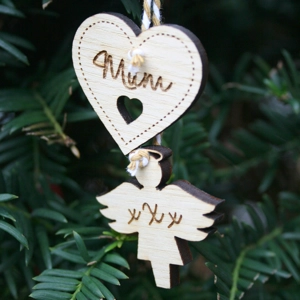 Memorial Star Christmas Tree Decoration